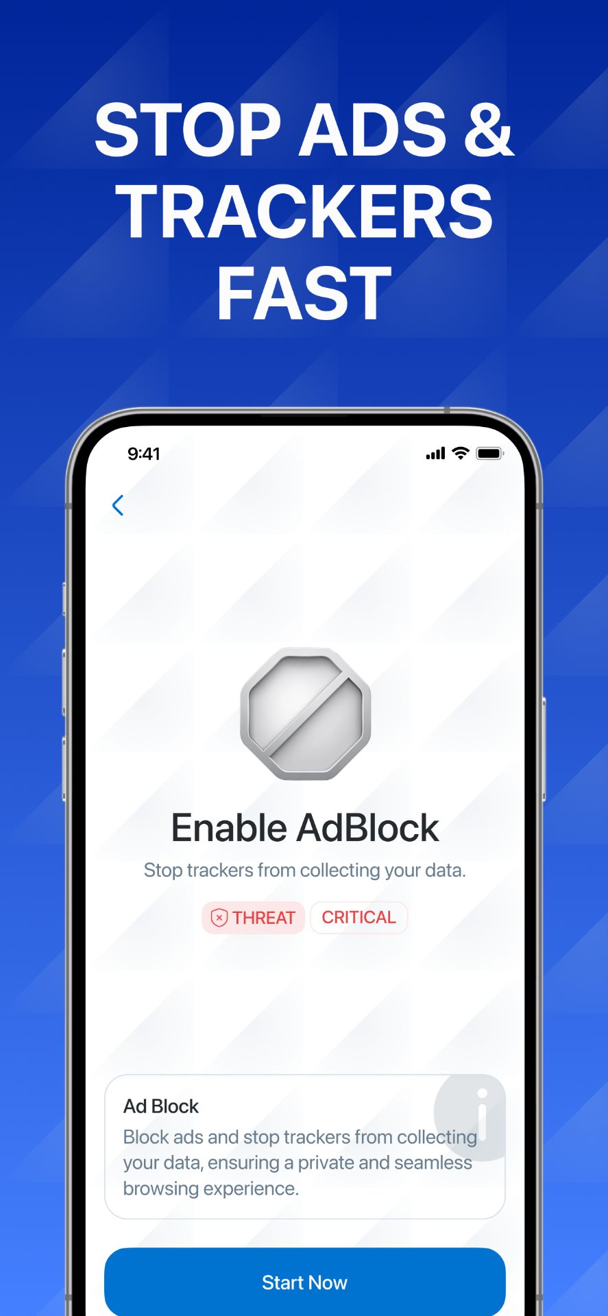 Ad Block screen