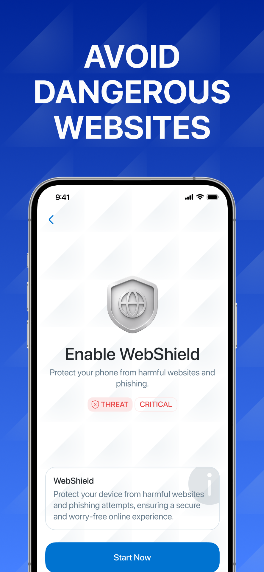 WebShield screen